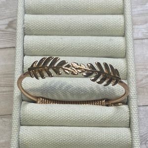 Goddess Collection- Rose Gold Laurel Leaf Bracelet